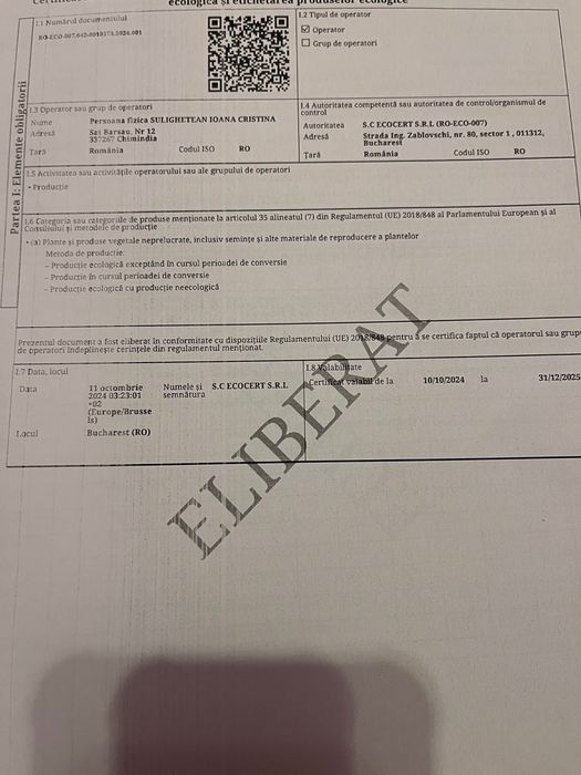 Baloti lucernă ecologică coasă 2 de cea mai bună calitate certificată ecologic