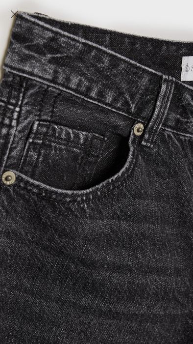 Джинсы stradivarius черные