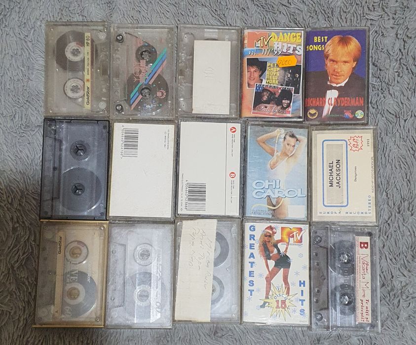 Casete audio 15 buc