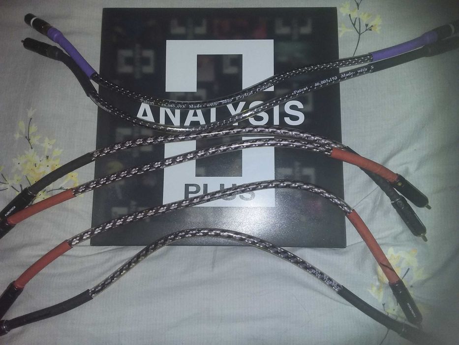 Кабель межблочный RCA Analysis-Plus Solo Crystal Oval 0.5 m