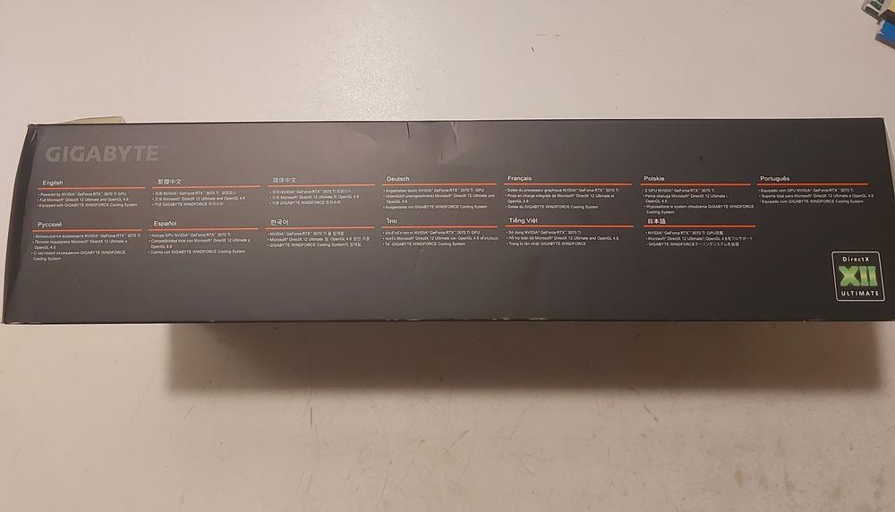 Placa video GIGABYTE GeForce RTX 3070 Ti gaming oc 8gb GDDR6X - NOUĂ / SIGILATĂ