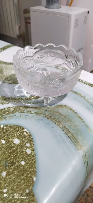 Конфетница сахарница хрусталь СССР