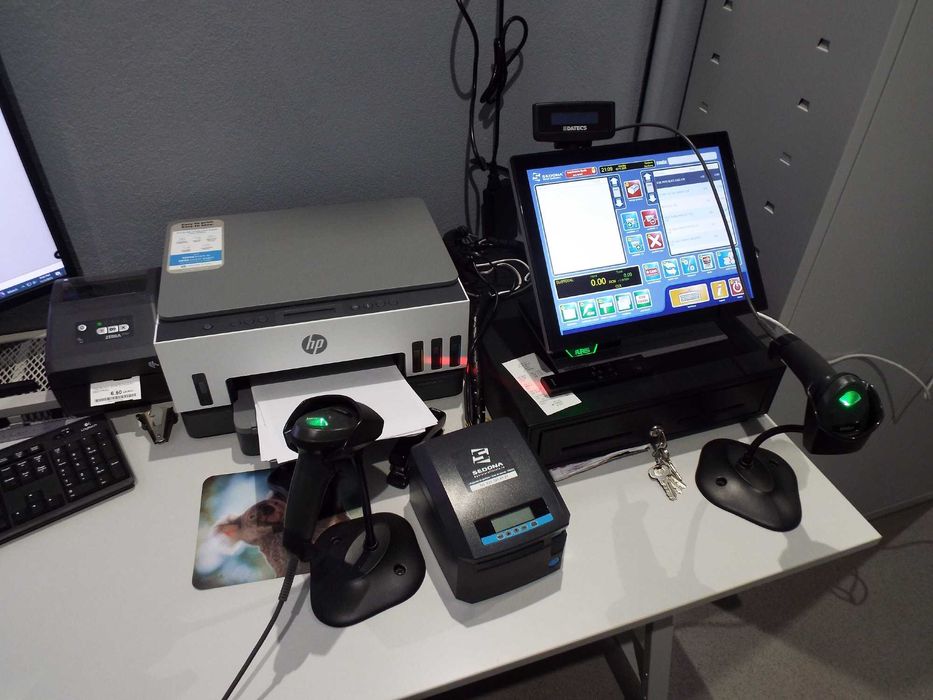 vand sistem pos sedona complet pt magazin,market pret 2500euro
