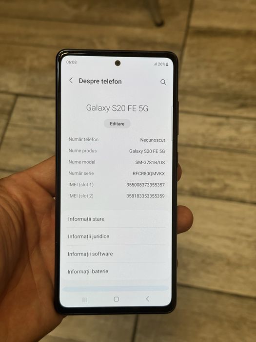 Samsung Galaxy S20 FE 5G - Factura