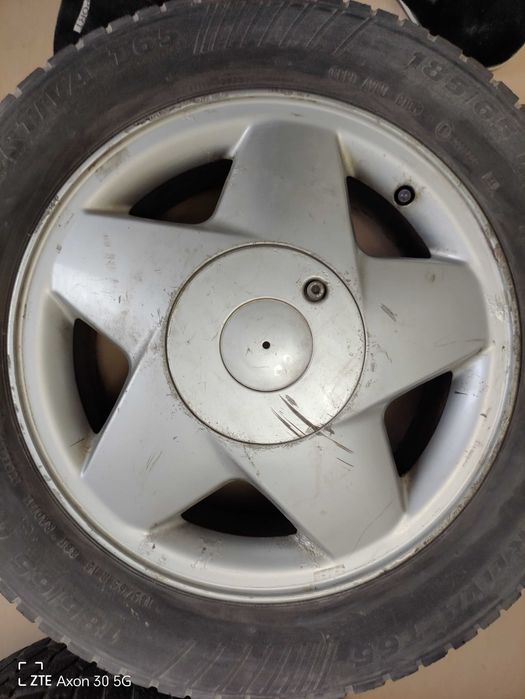 Алуминиеви джанти с гуми 6Jx15, 4х100, ET49 - 5бр.