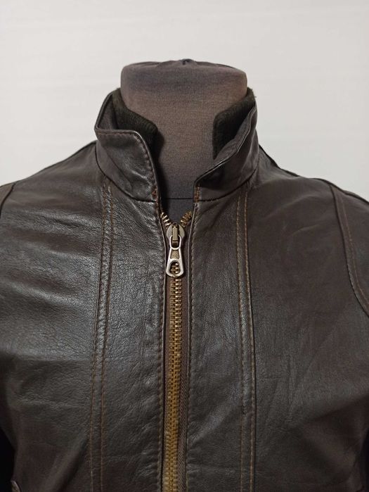 Geaca piele Officina 36 maro marimea M