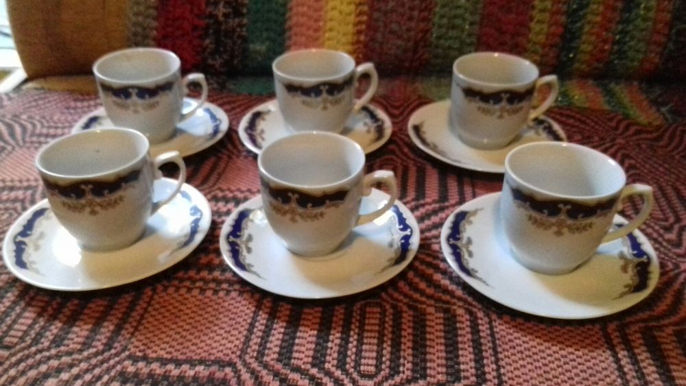 Set  cesti cafea portelan