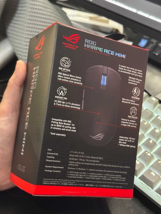 Геймърска мишка ROG HARPE ACE MINI