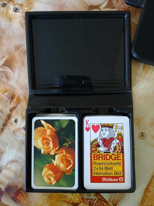 Луксозни немски стари карти за игра Pelikan, произведени в Берлин