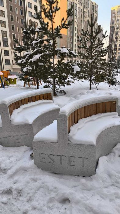 Лавочки урны гранитные композитные