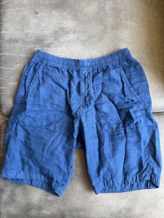 Stone Island Ленени Къси панталони