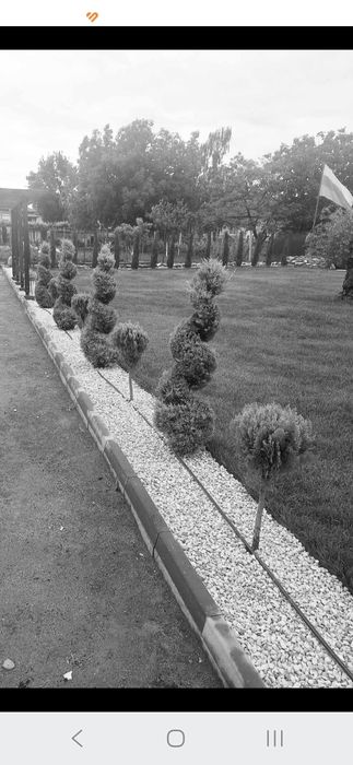 Доставка Бял чакъл от Бял камък за украси и декорации