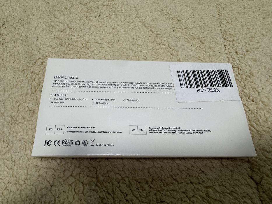 6-in-1 USB Type C Hub