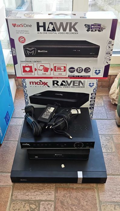 DVR MaxxDigital с 4 и 16 канала за цифрови и аналогови камери