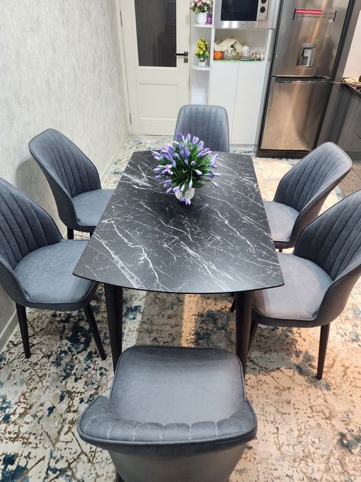 Oshxona uchun stol stullar Aydin Айдин stol stul Стол и стул кухонный