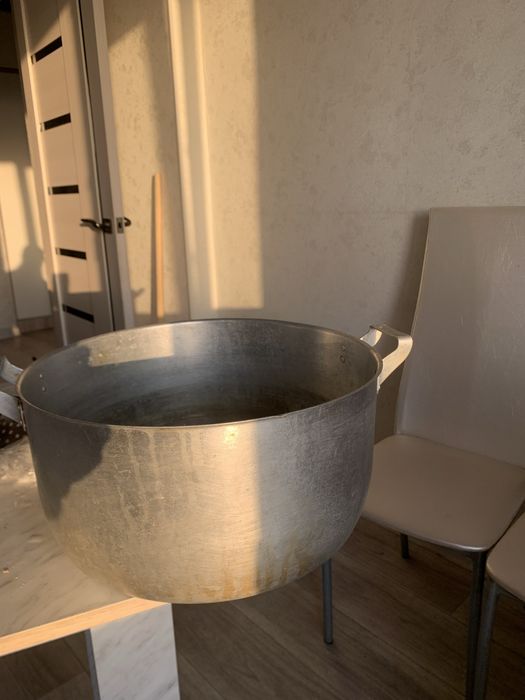 Кастрюль алюм таза қолданылған