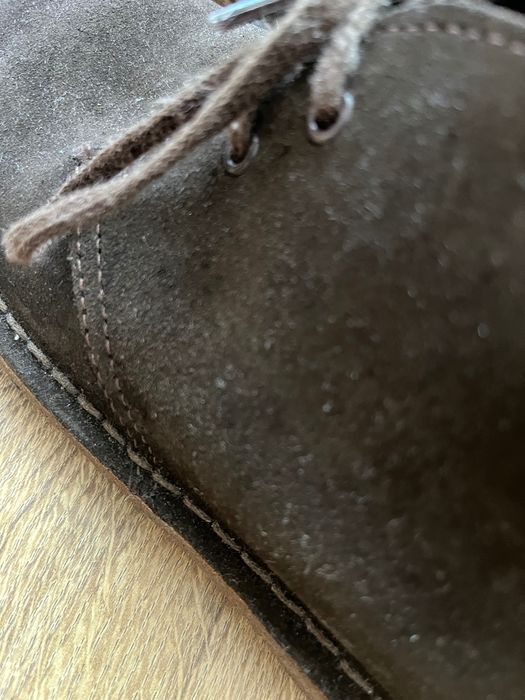 Дамски велурени боти Clarks Desert Boot