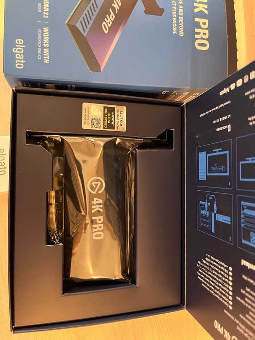 Placa de Captura Elgato 4K Pro (versiunea noua) - 8K60 Pass-Through 4K60 HDR10, HDMI 2.1, VRR,