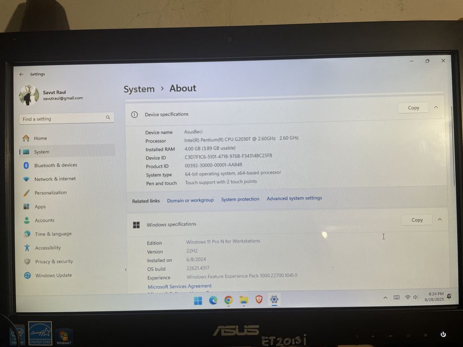 Asus All in One ET2013i