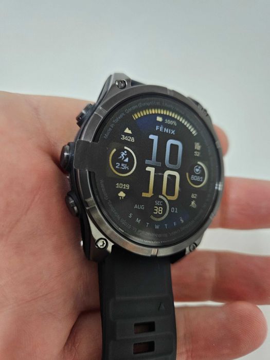 Watch Garmin fenix 8 47 MM nou neactivat, 0sec, 0min.