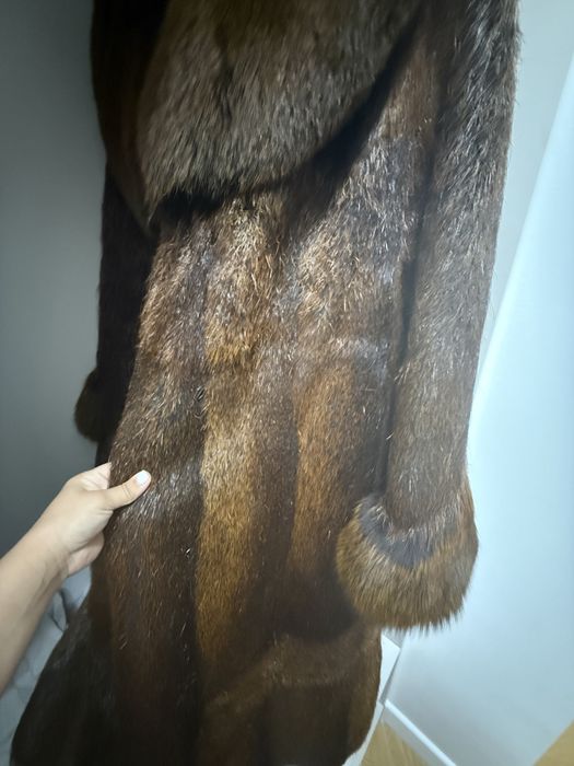 Шуба из натурального соболя