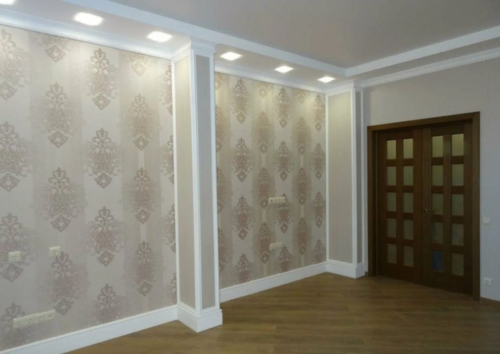 Поклейка обоев всех видов