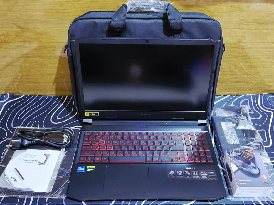 Acer Nitro 5 ssd512,ozu16, RTX3050!