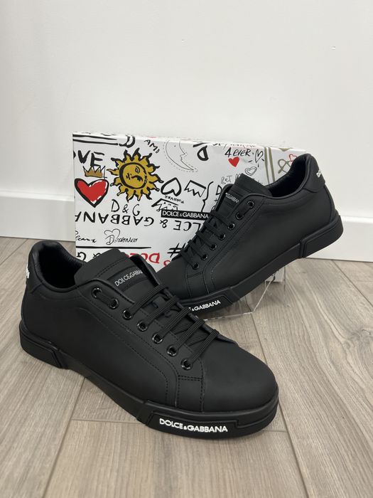 Adidasi Dolce Gabbana Portofino -Piele naturala-Full box