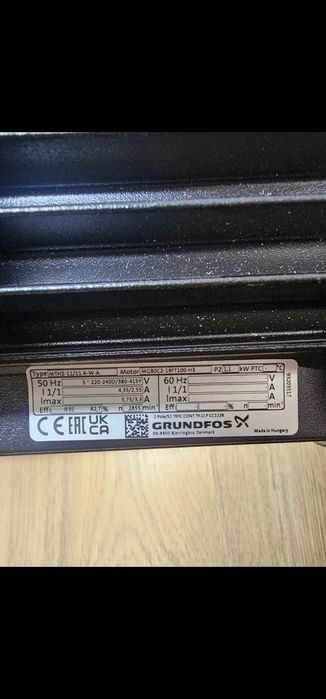 Pompă Imersibilă Grundfos MTH 2-110/11 – Profesională, 1.1 kW