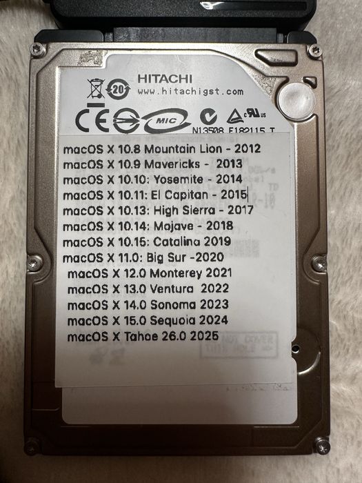 HDD Extern install Mac OS 13 in 1 Apple Macbook Air , Pro iMac USB 3.0