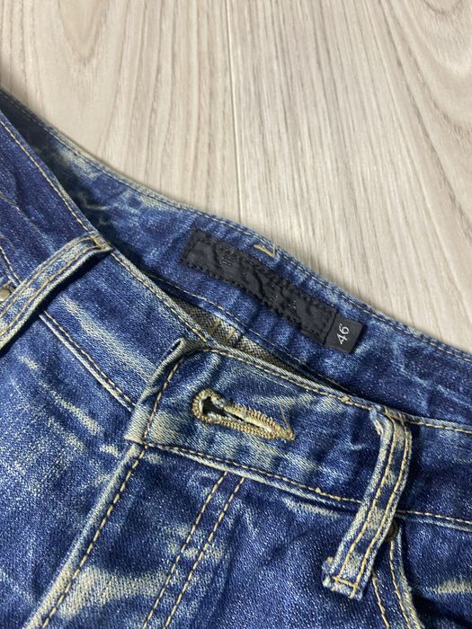 Gostar De Fuga flared distressed painted denim