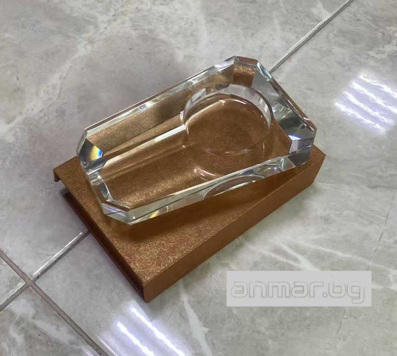 Кристален пепелник за пури