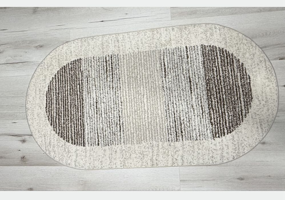 Set 3 covorase 80*150 cm nuante maro cu bej