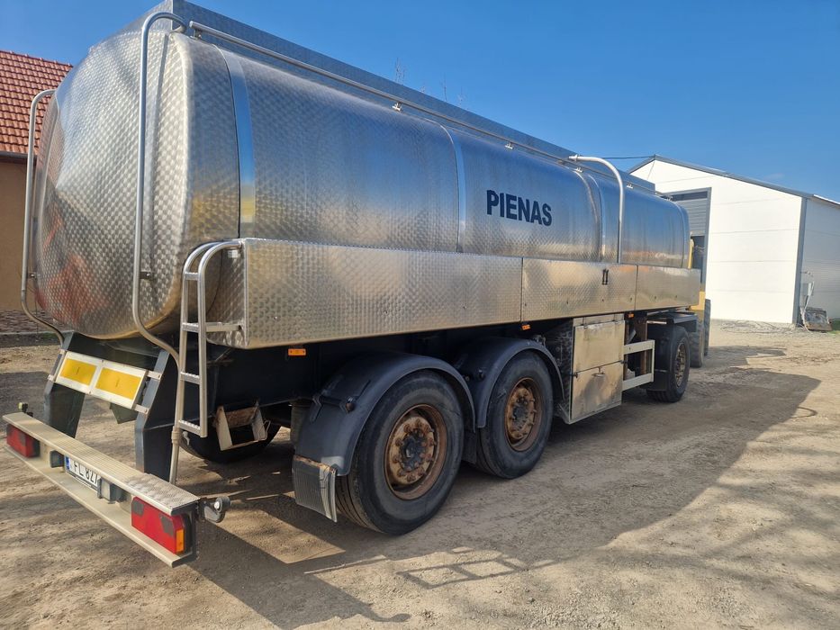 Cisternă apă UAN   lapte inox 19500l pentru  agricultura