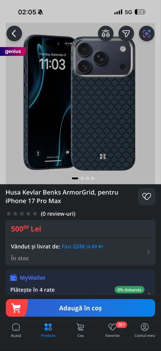 Protectie  Premium Benks crystal magsafe iphone 17 pro max