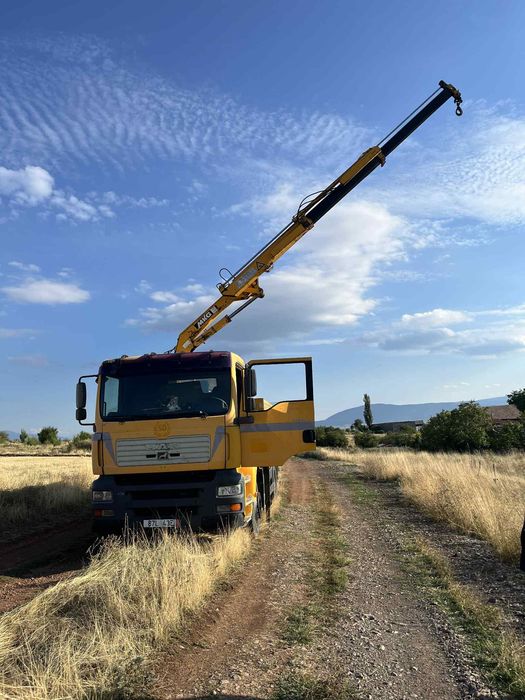 Транспортни услуги със самосвал с кран!