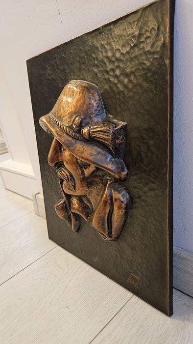 Tablouri în relief basorelief cupru
