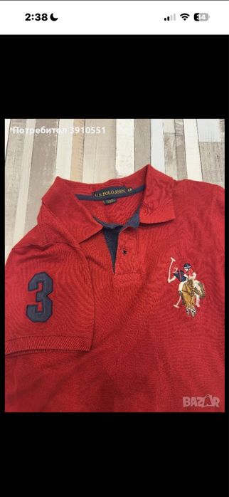 USPA polo ralph lauren риза