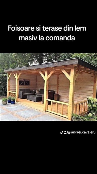 Executam foisoare pergole leagăne etc
