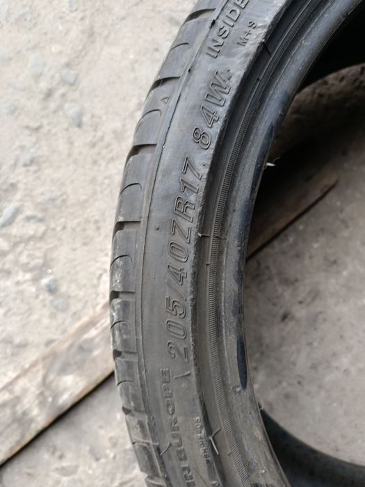 Летни гуми -17цола 205/40-1бр.-60лв."TOLEDO"
