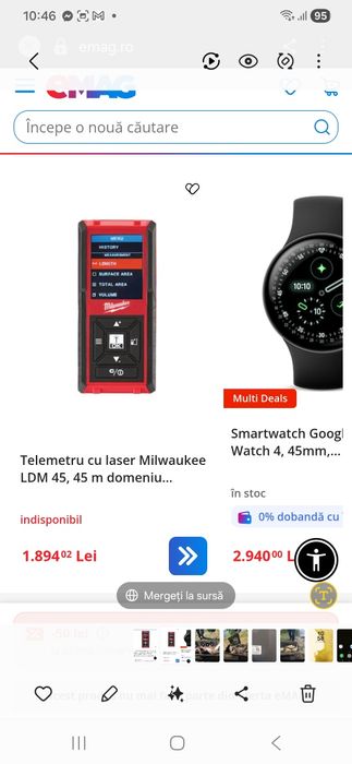Telemetru laser LDM45