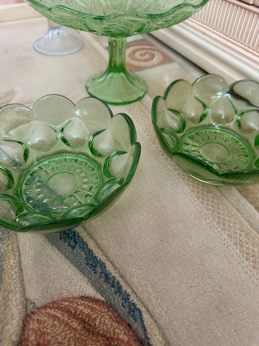 Вазы советские цветное стекло