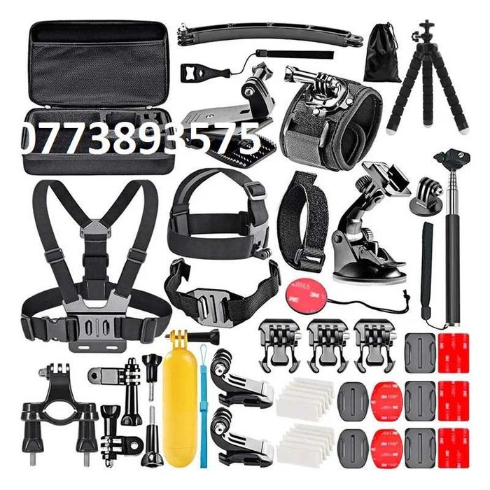 Set accesorii esentiale camera actiune GoPro Insta360 DJI kit prinderi