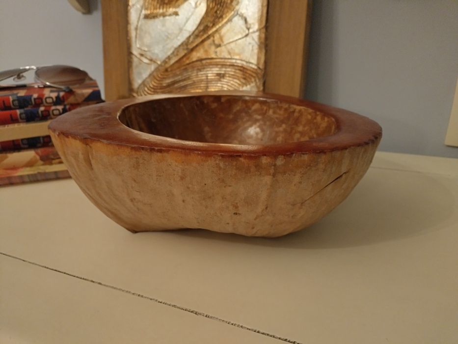 Дървена купа за плодове от Индонезия