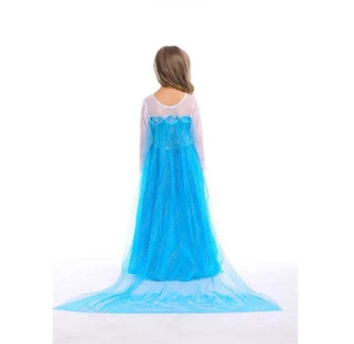 Рокля Елза модел Лукс с подарък диадема плитка и жезъл.