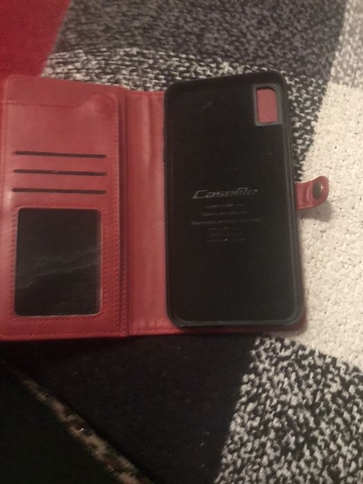 Husa telefon Xs Max si portofel piele