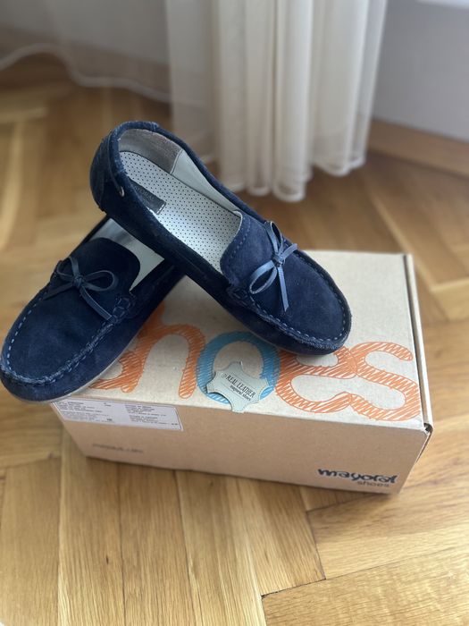 Детски тъмносини мокасини Mayoral - 34 номер