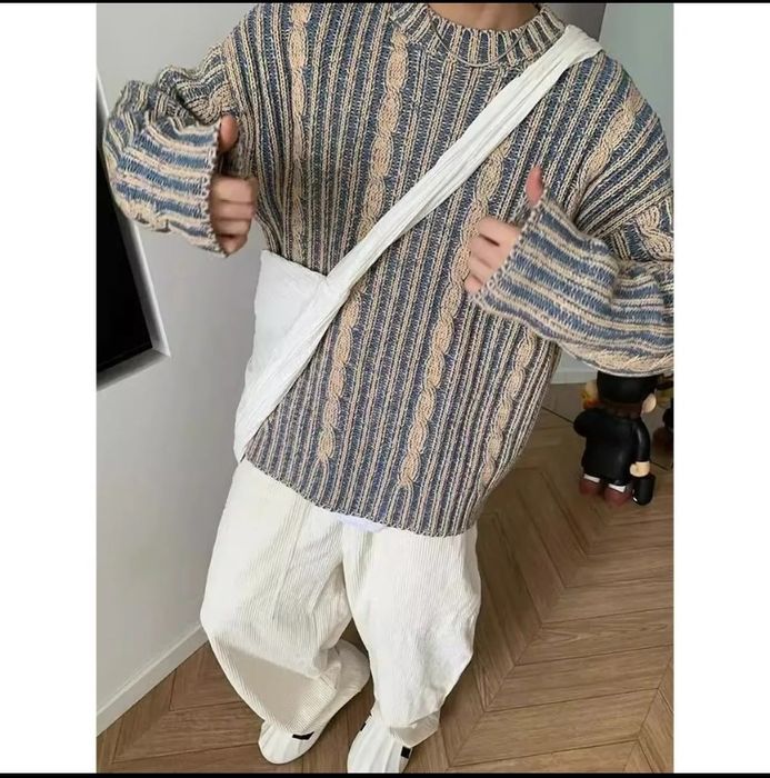 Вязанный свитшот