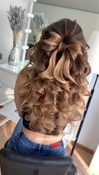 Coafuri pentru nunta bucle