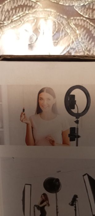 Кольцевая лампа RGB Led + штатив.